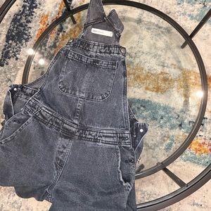 Women Denim Washed Overalls